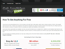 Tablet Screenshot of get-anything-for-free.com
